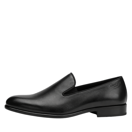 Ruosh Black Occasion Slip-on Shoes