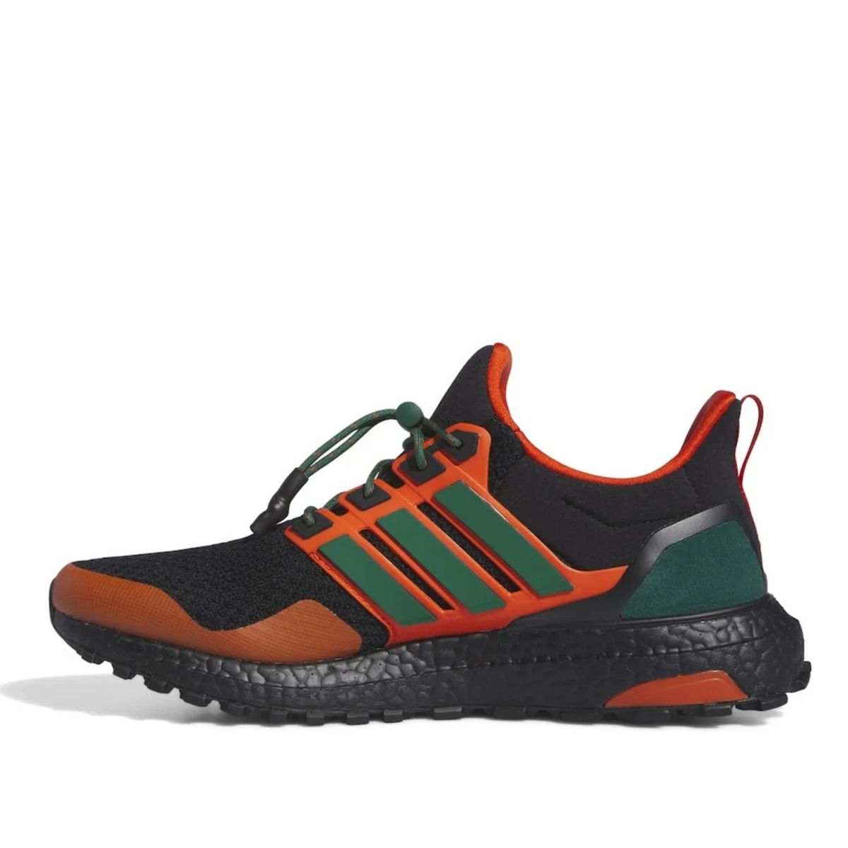 adidas Black/Orange Miami Hurricanes Ultraboost 1.0