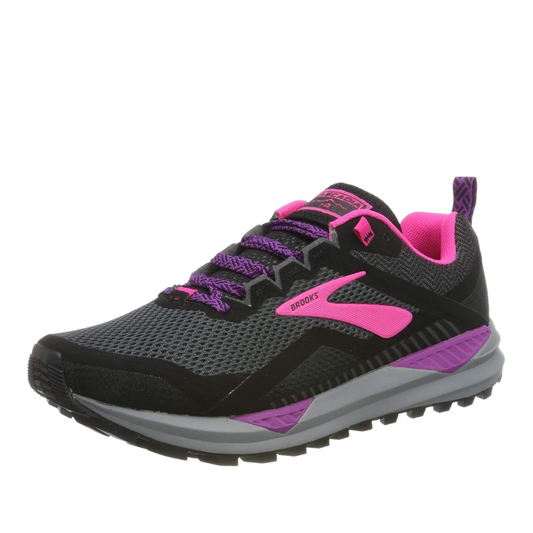 Brooks Cascadia 14 Womens 8 Black Pink Athletic Shoes Hiking Camping Trails
