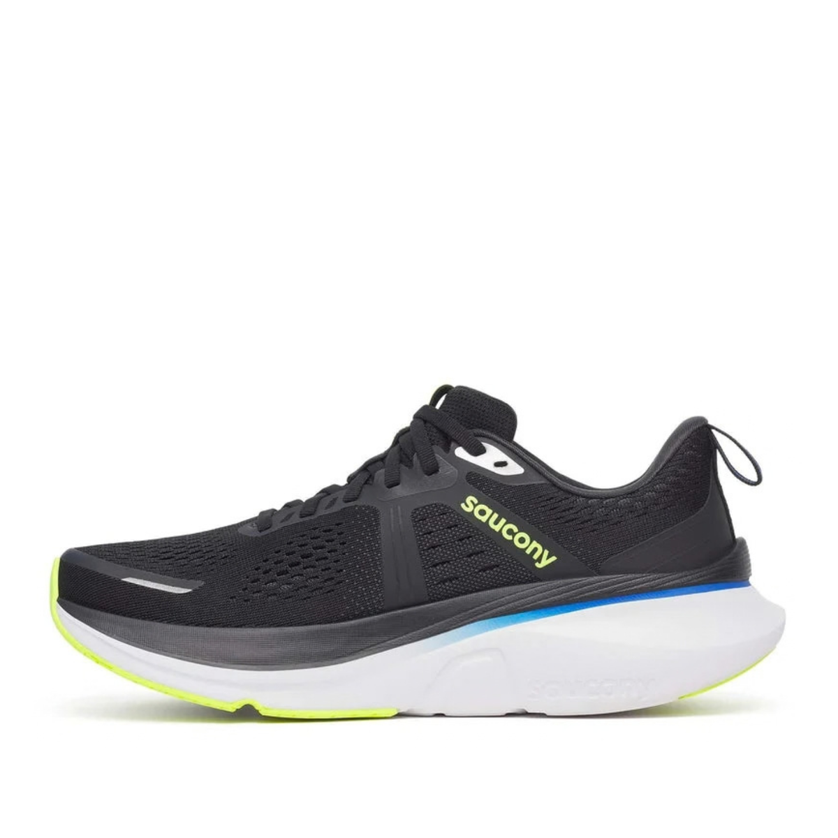 Saucony | Men's Guide 18 Running Shoes - Black/Lapis