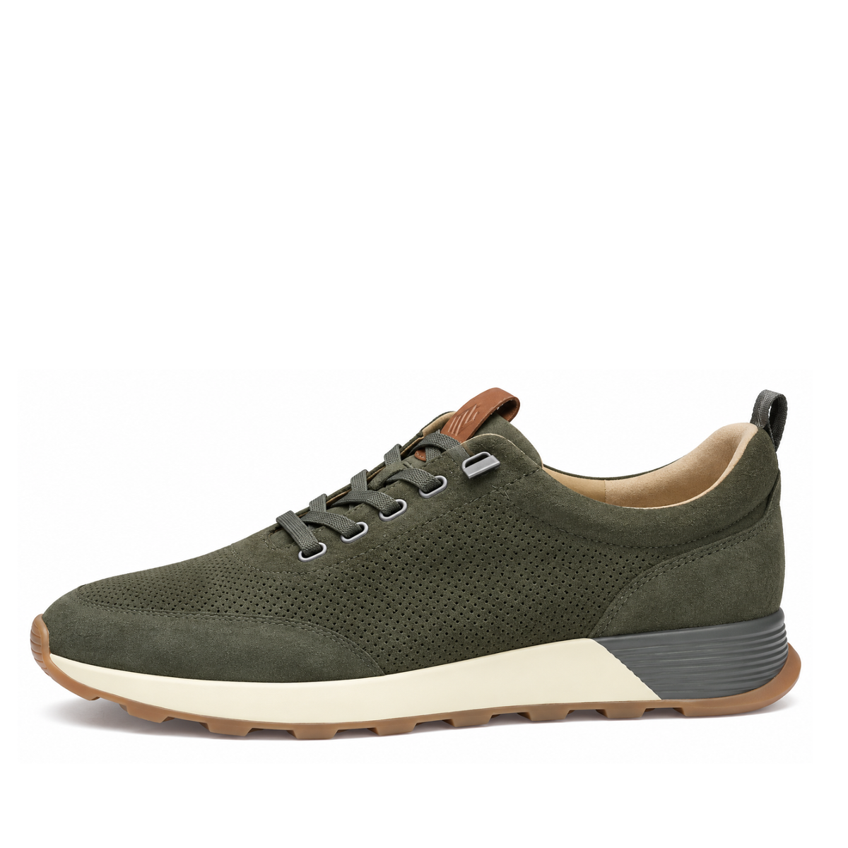 Johnston & Murphy

KINNON PERFED LACE JOGGER OLIVE OILED SUEDE - MENS