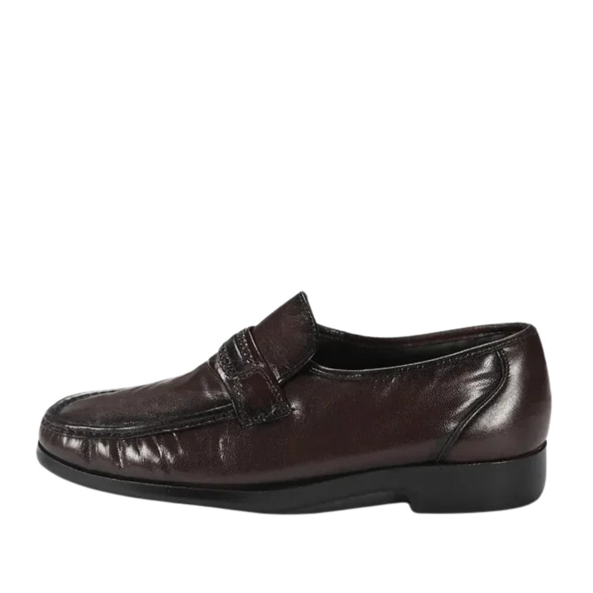 Florsheim maroon leather slip-on