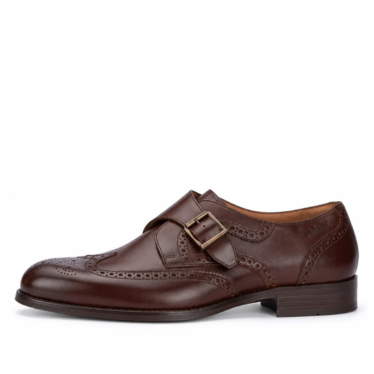 Santo Florsheim Men Tan Single Monk Shoes