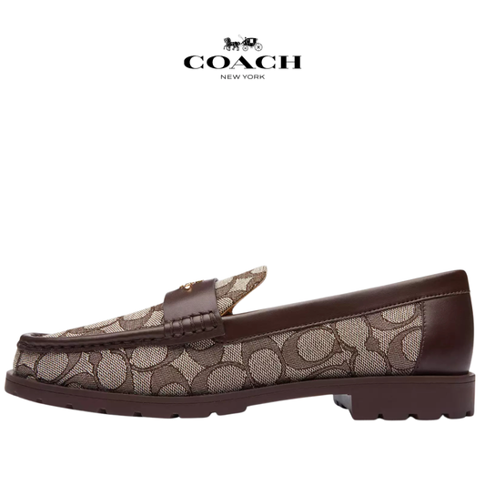 Coach Janie Loafer Bear Brown