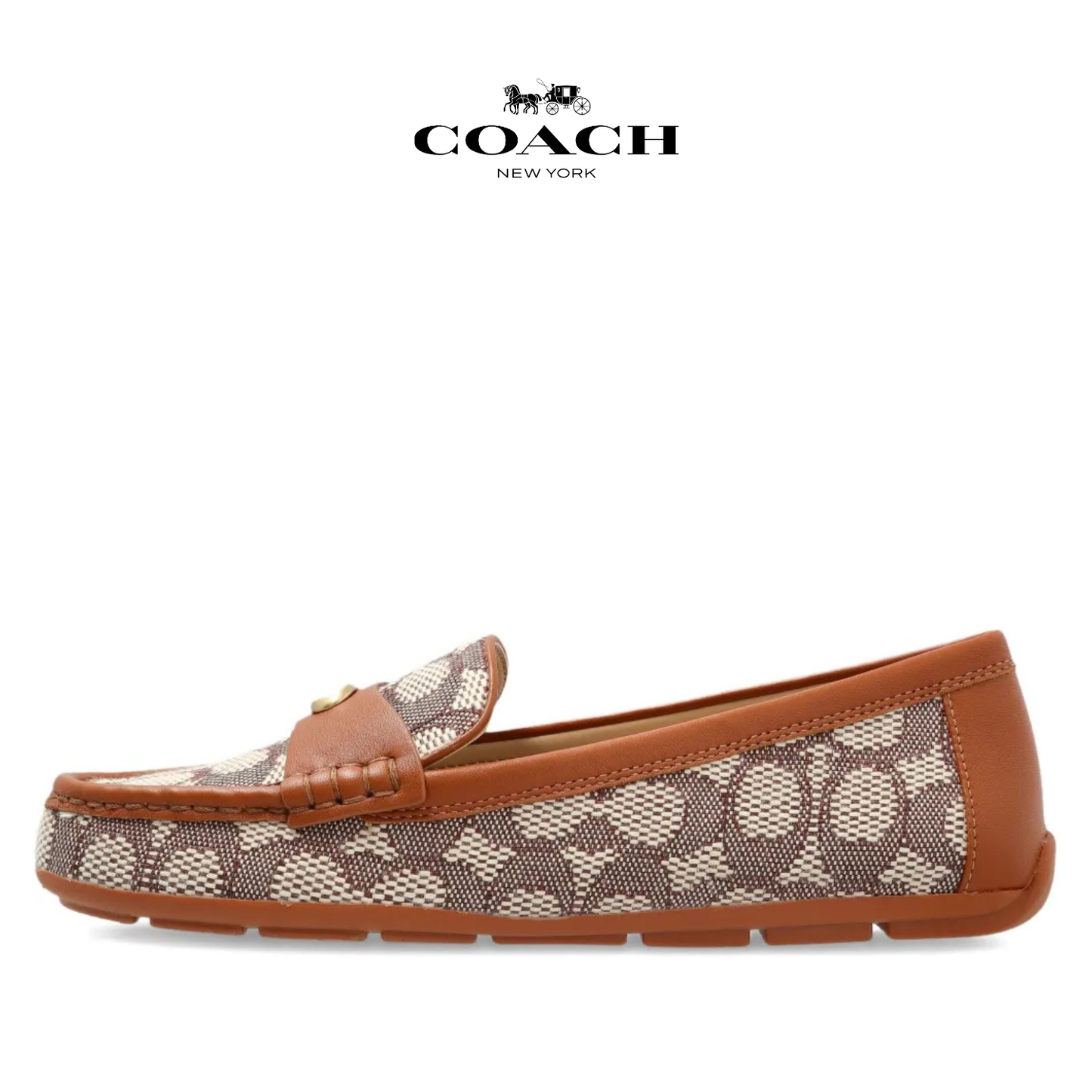 Coach Janie Loafer Honey Brown