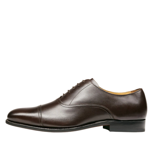 CHARLE STYRWHITT “Leather Oxford Shoes – Dark Chocolate”