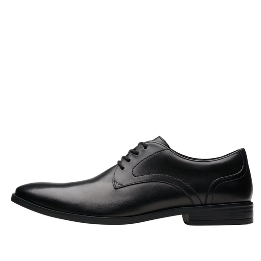 Clarks Brandon Lace in Black Leather