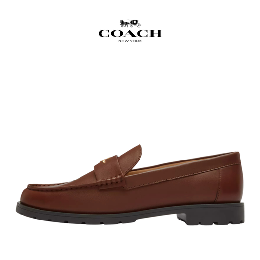 Coach Janie Loafer Bear Brown