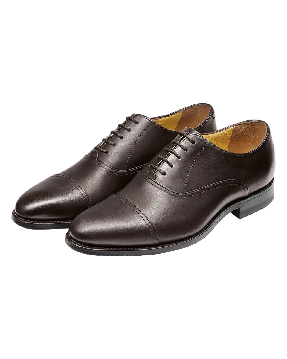CHARLE STYRWHITT “Leather Oxford Shoes – Dark Chocolate”