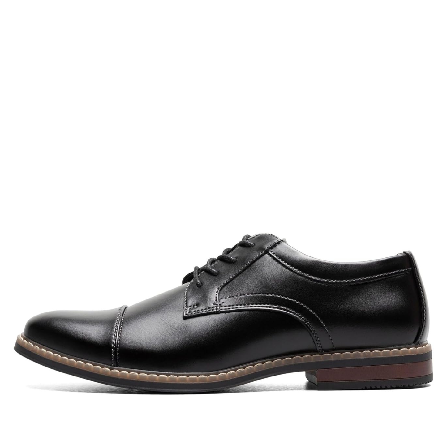 Nunn Bush Carmelo Cap Toe Oxford Classic Modern Formal Lace Up Dress Casual Shoes Oxford