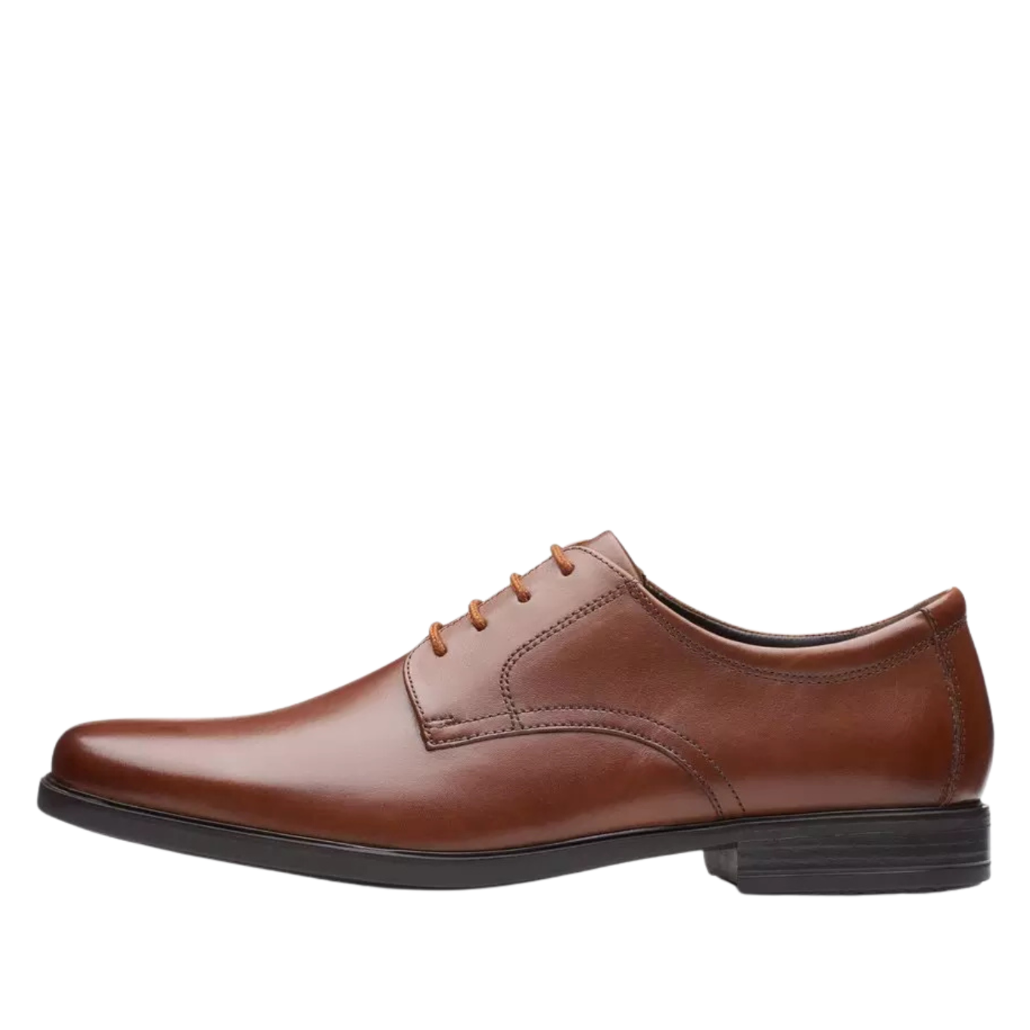 Clarks Howard Walk Dark Tan Leather
