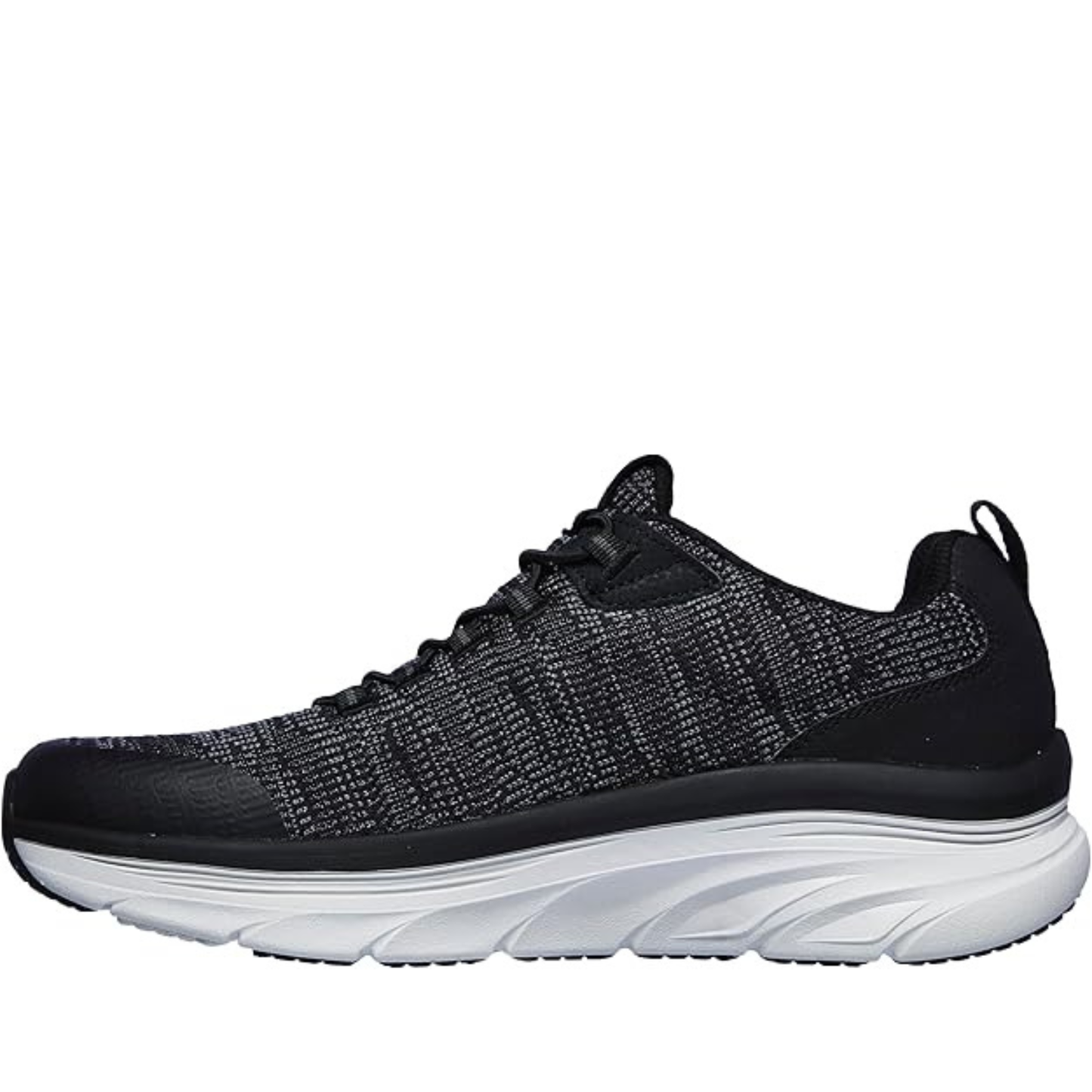Skechers D Lux Walker Pensive Black Shoes