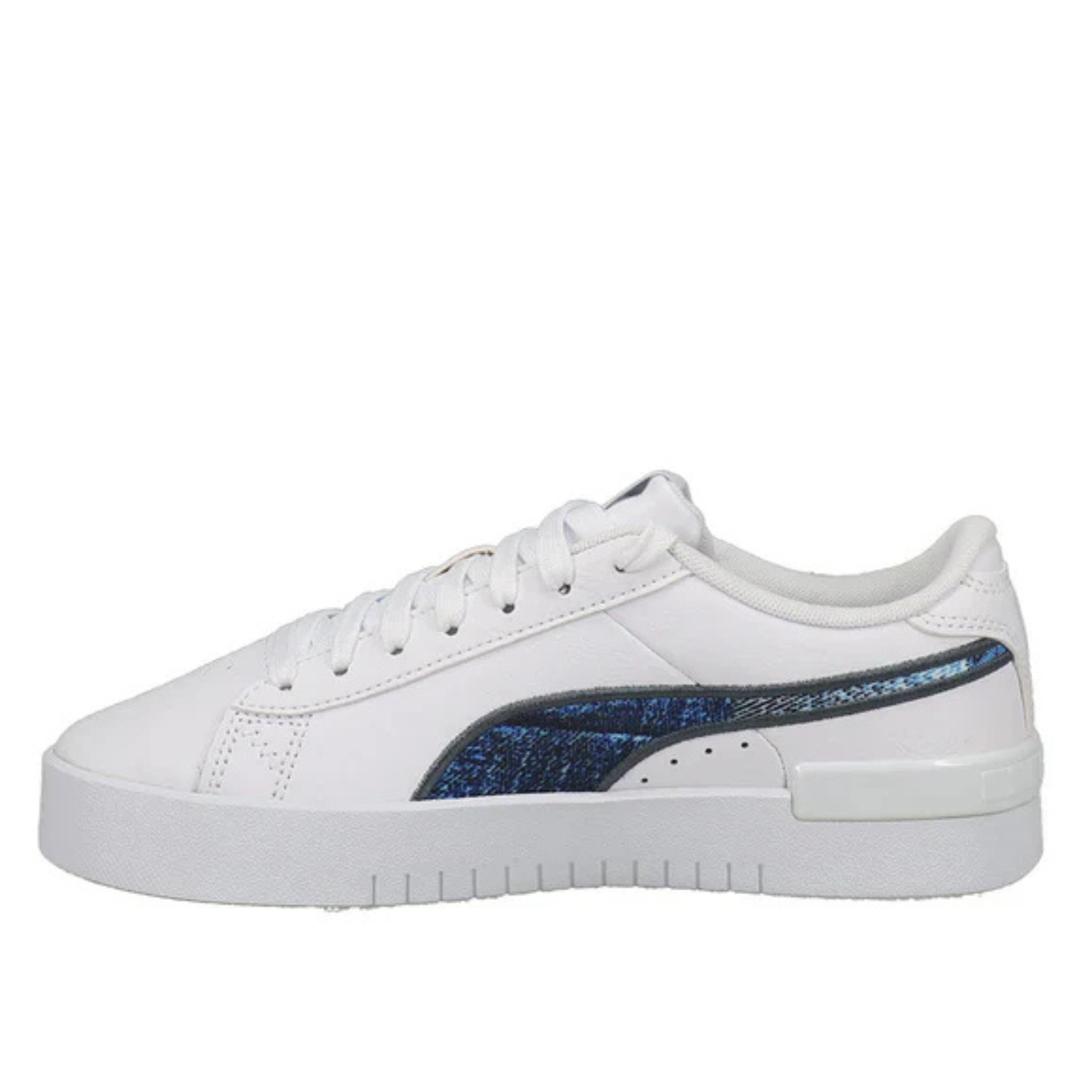Puma Jada Denim Women’s Lace Up Sneakers – White Blue