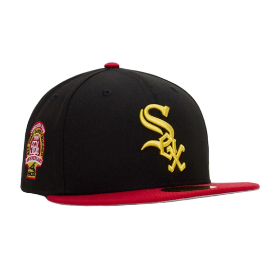 New Era 59Fifty Speed Chicago White Sox Fitted Hat Black