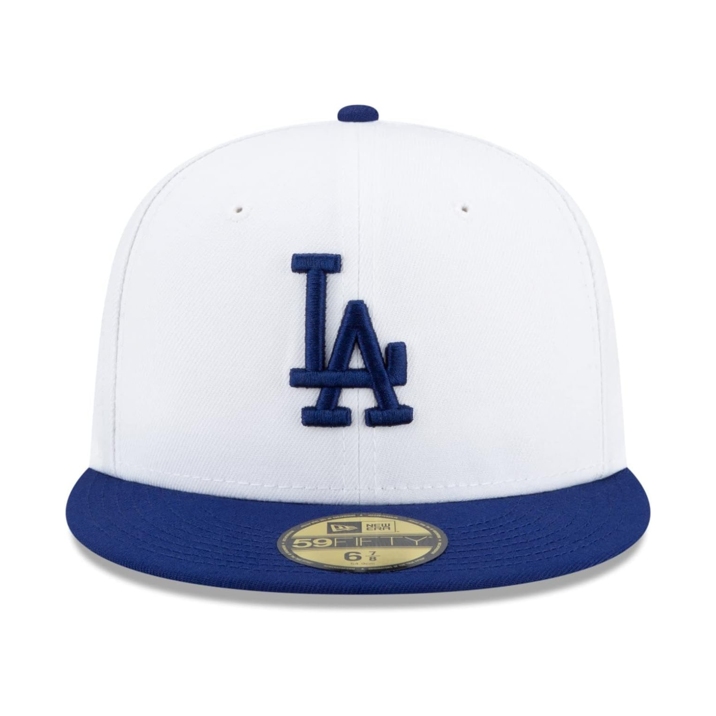 Men's Los Angeles Dodgers New Era White/Royal 1981 World Series Optic Two-Tone - 59FIFTY Fitted Hat