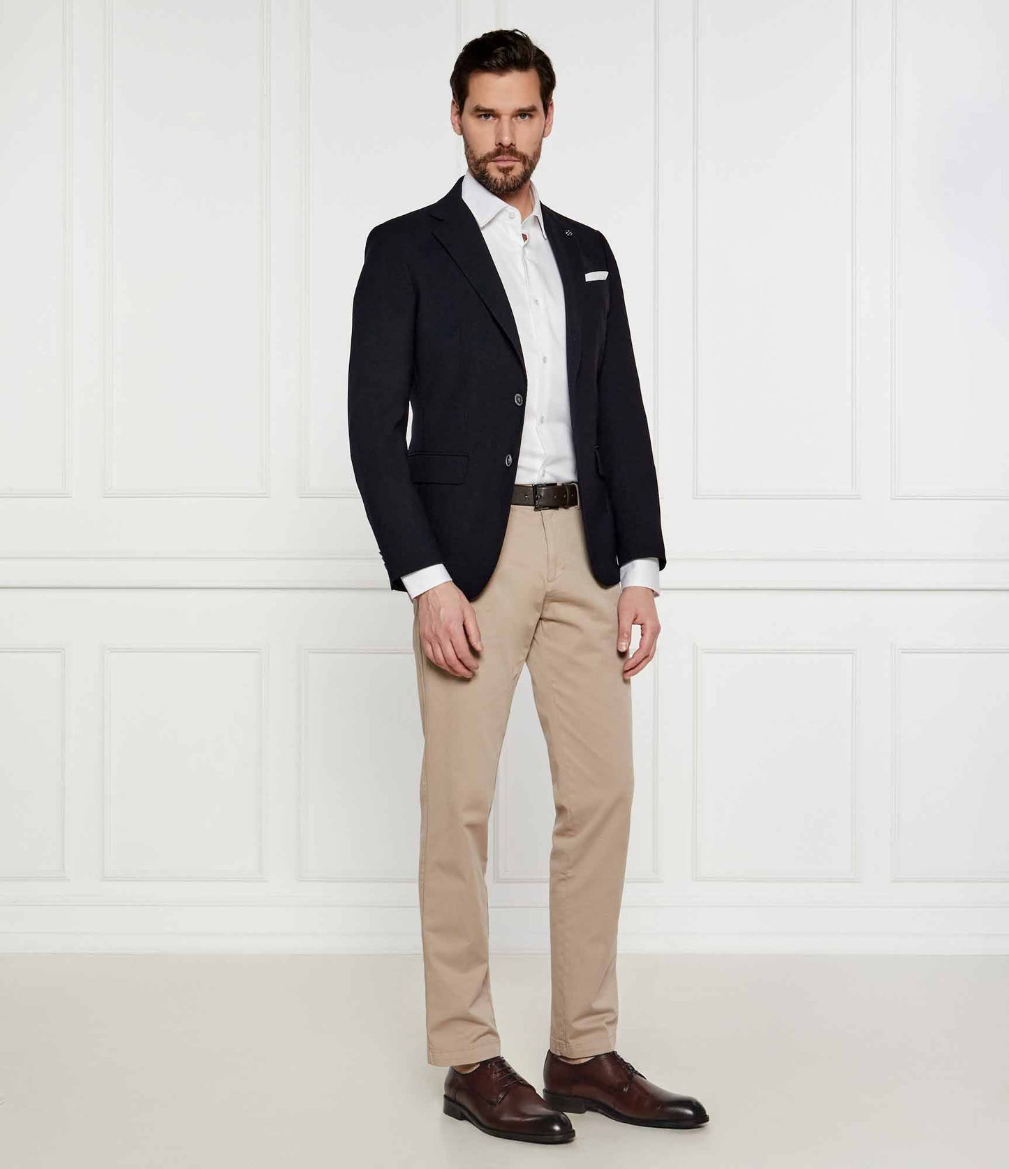 BOSS - Leather derby shoes Tayil_Derb_bunl