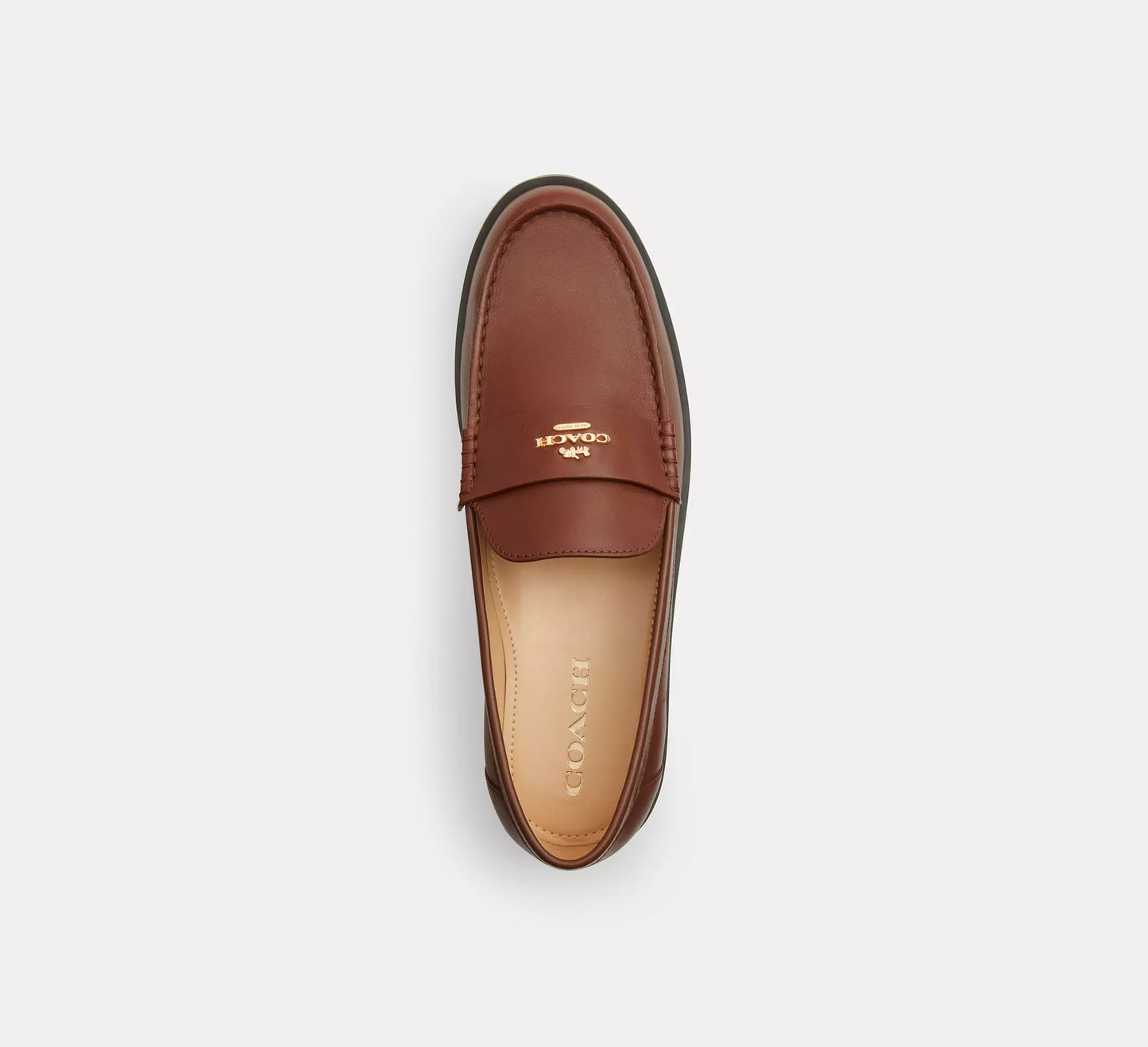 Coach Janie Loafer Bear Brown