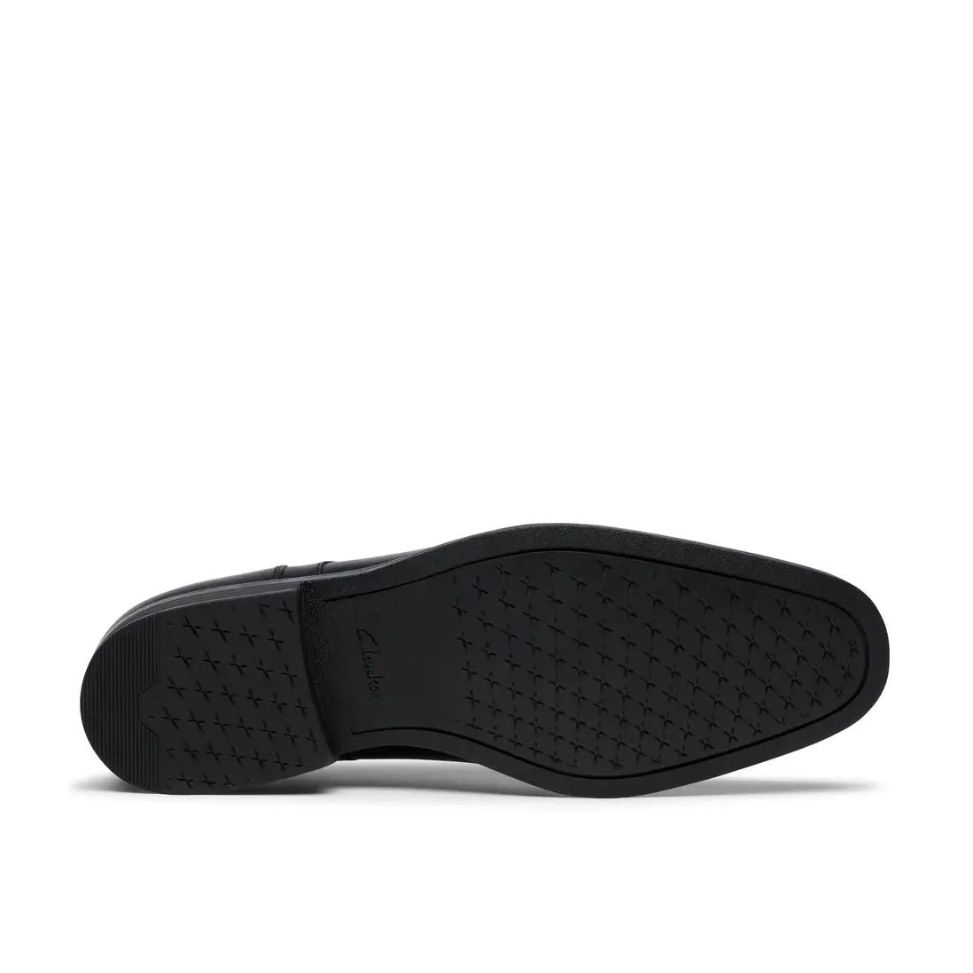 Clarks Paulton Over Black Leather Oxford Shoes,Lace Up