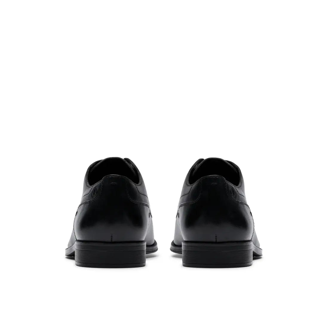 Clarks Paulton Over Black Leather Oxford Shoes,Lace Up