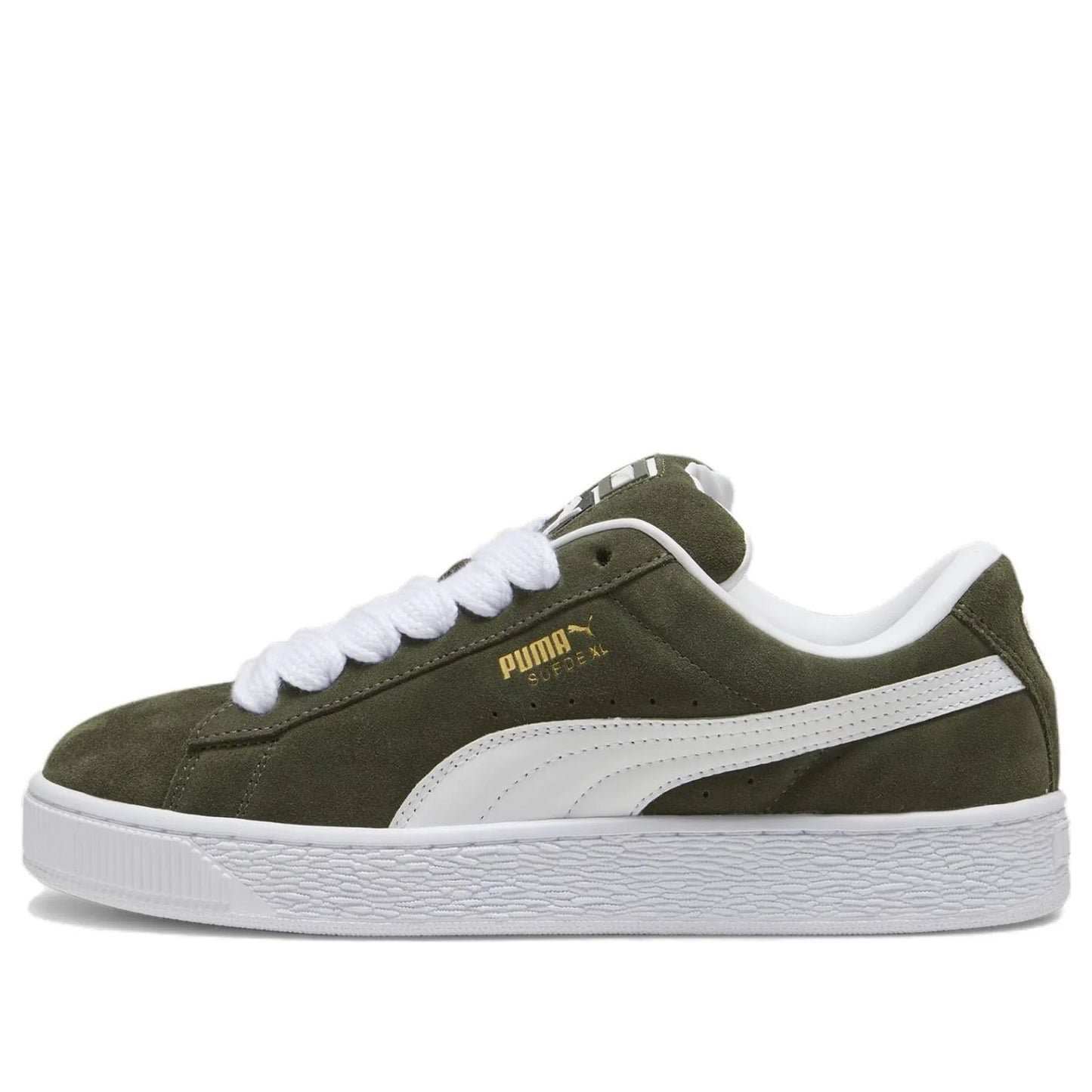 PUMAn Suede XL 'Dark Olive White'