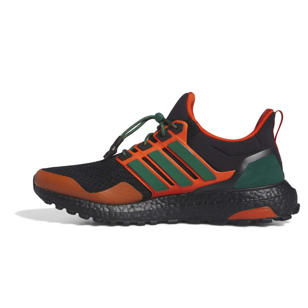 adidas Black/Orange Miami Hurricanes Ultraboost 1.0