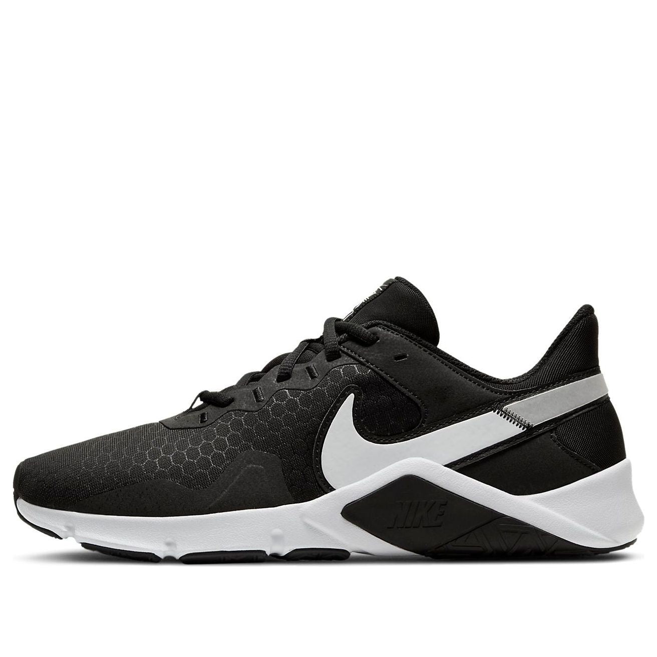 Nike Legend Essential 2 Shoes "Black, White & Metallic Silver
