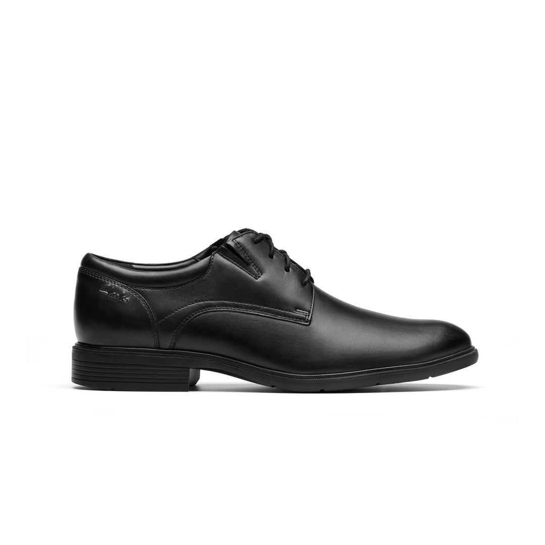 Clarks- Steadwell Lace Black Leather