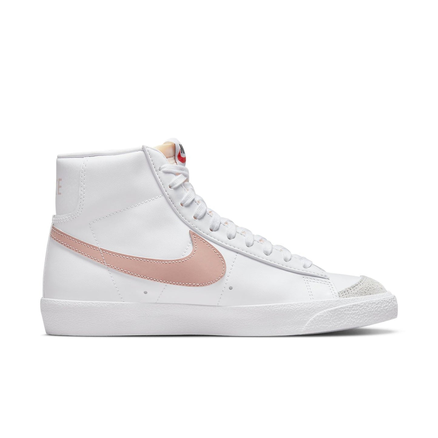 -Nike Blazer Mid '77 Vintage (Women's) Classic 'White Pink Oxford' Shoes