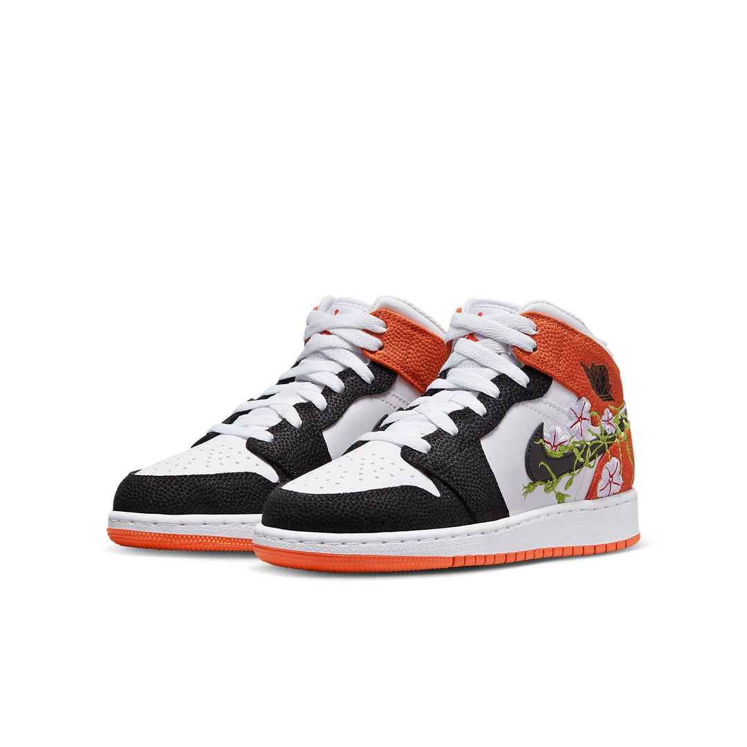 Jordan-(GS) Air Jordan 1 Mid 'Floral'