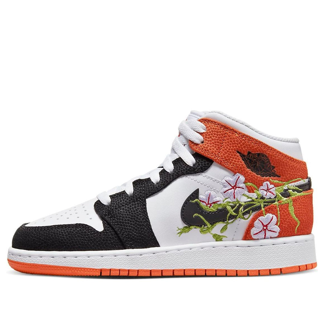 Jordan-(GS) Air Jordan 1 Mid 'Floral'