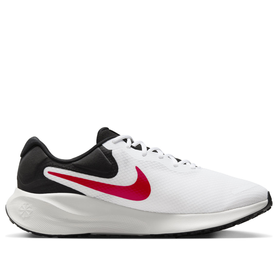 Nike-Revolution 7 'White Black Photon Dust Fire Red'