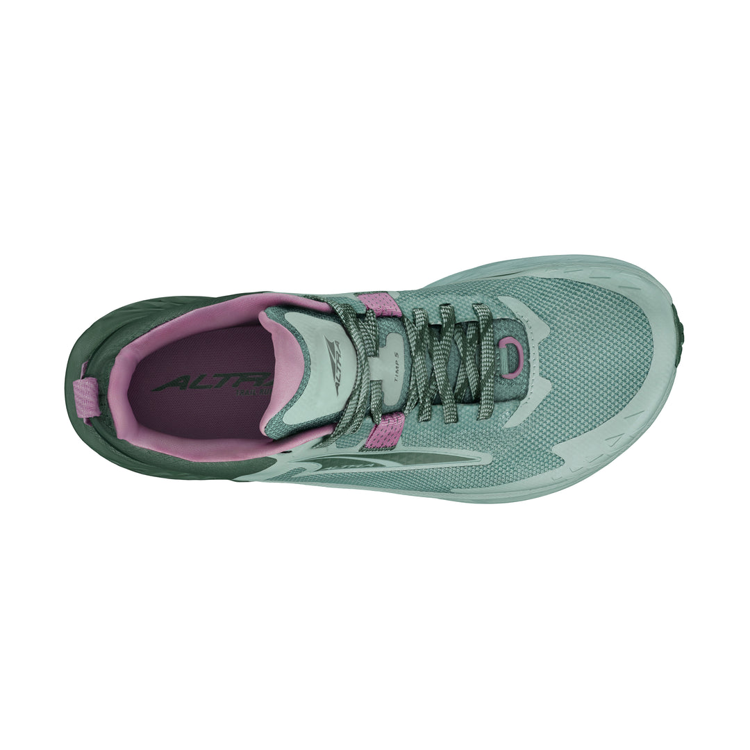 Altra Womens Timp 5 - Macaw Green/Deep Forest - Trail - SS25