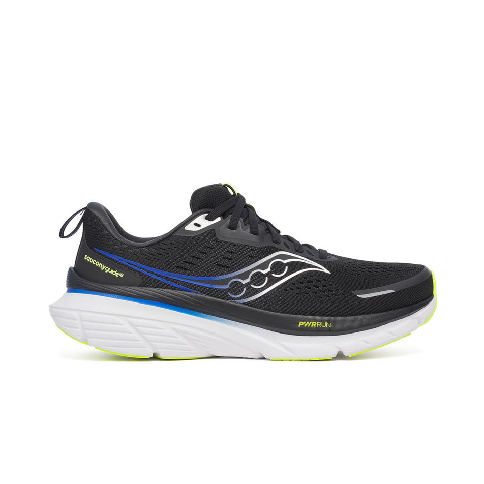 Saucony | Men's Guide 18 Running Shoes - Black/Lapis