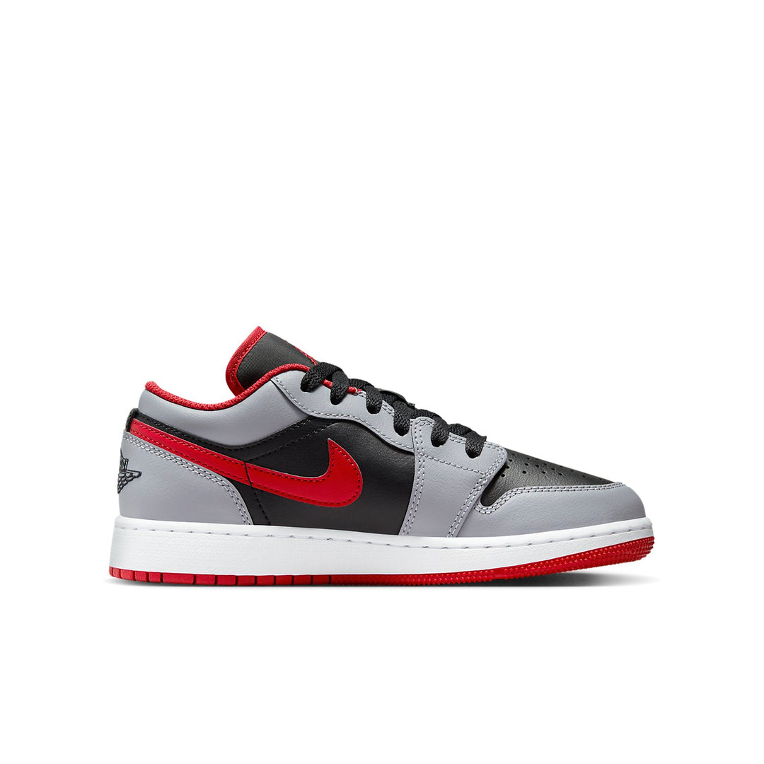 Jordan-(GS) Air Jordan 1 'Cement Grey White Fire Red'