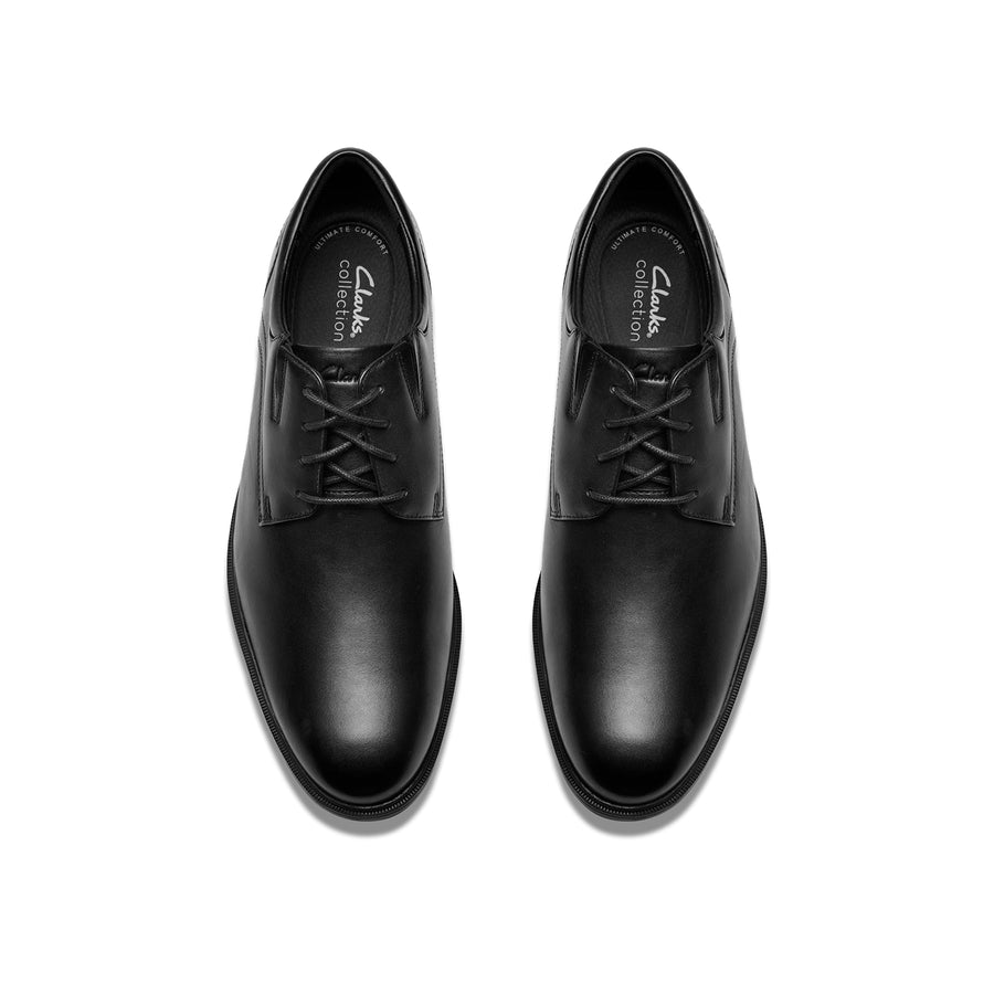 Clarks- Steadwell Lace Black Leather