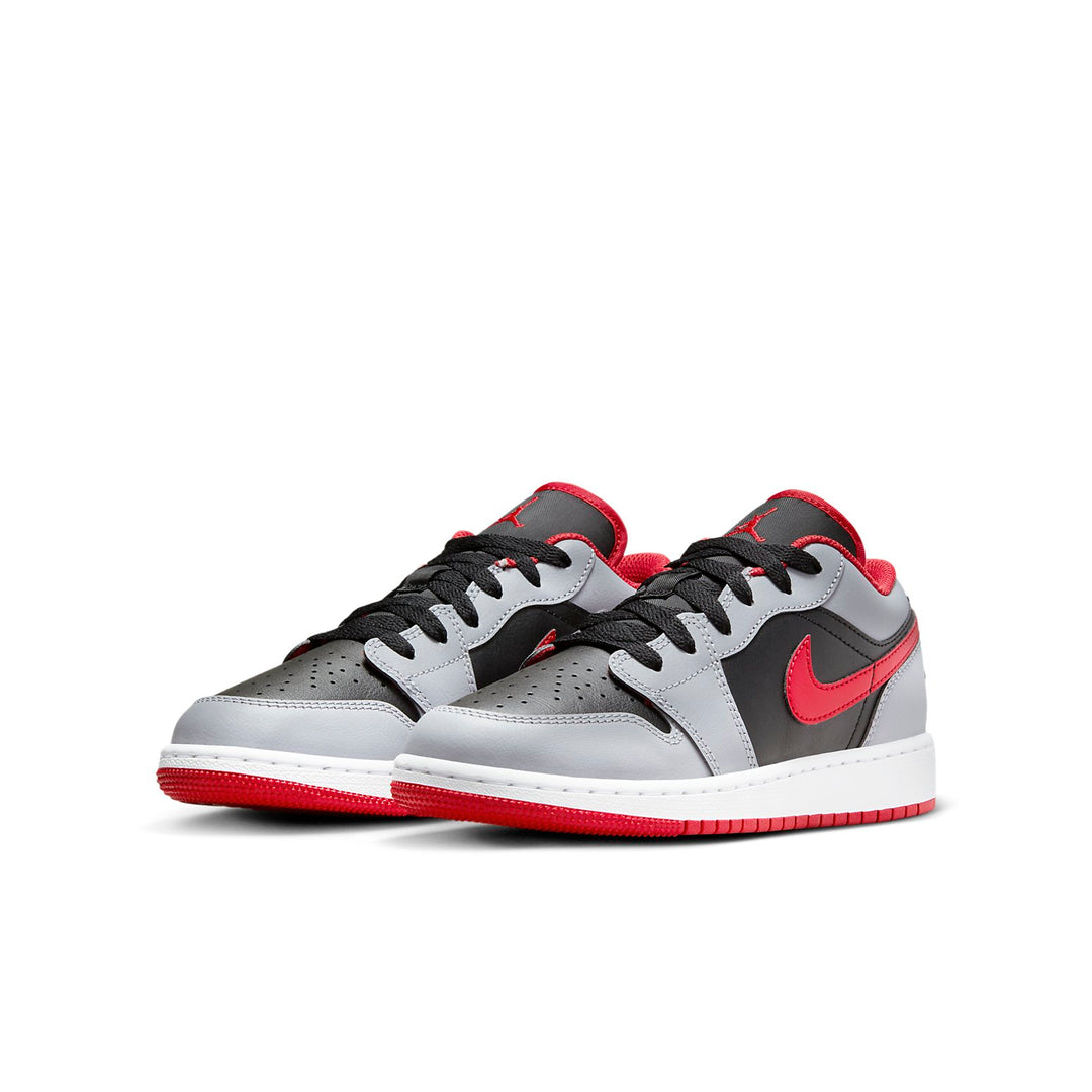 Jordan-(GS) Air Jordan 1 'Cement Grey White Fire Red'