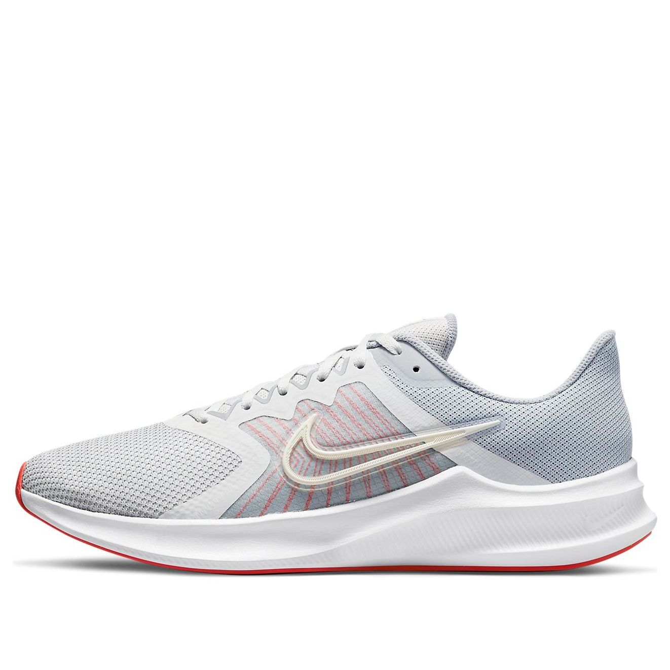 Nike Downshifter 11 Shoes "Dark Smoky Grey, Collegiate Red"