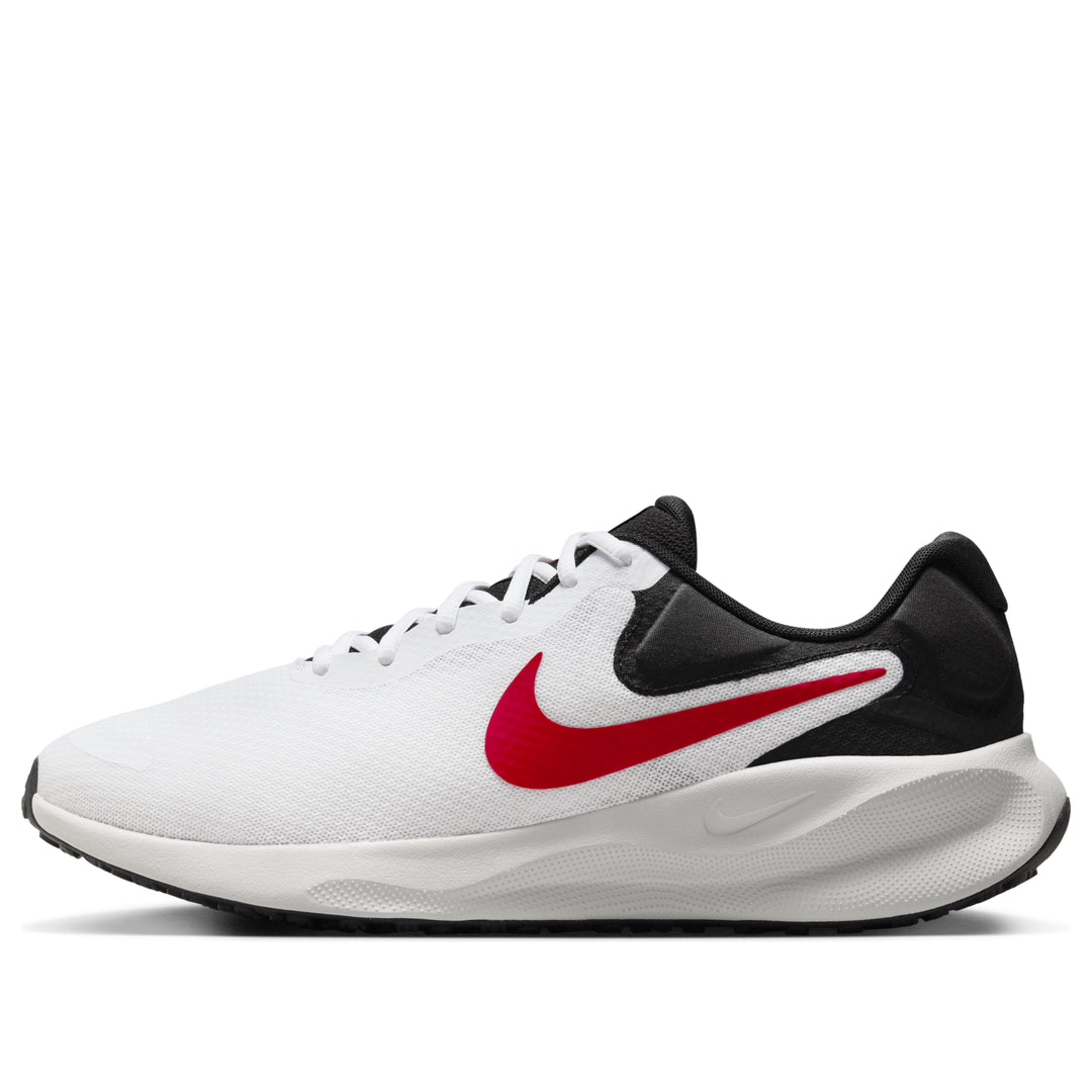 Nike-Revolution 7 'White Black Photon Dust Fire Red'