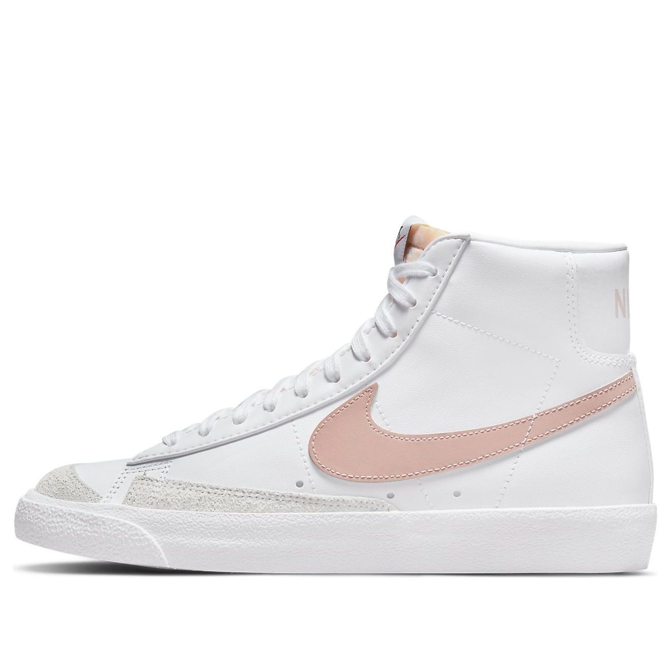 -Nike Blazer Mid '77 Vintage (Women's) Classic 'White Pink Oxford' Shoes