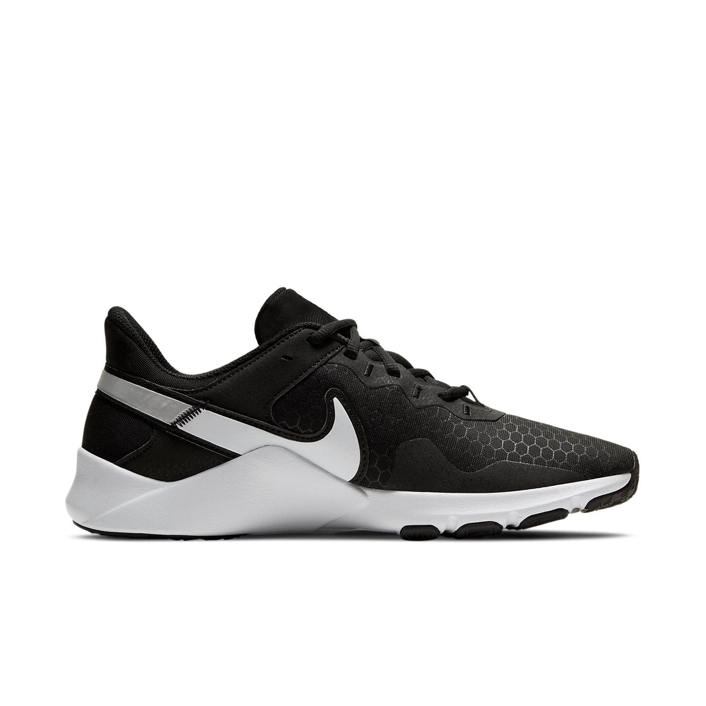 Nike Legend Essential 2 Shoes "Black, White & Metallic Silver