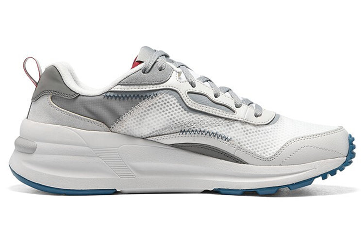 Skechers Global Jogger Shoes "White, Grey, Red