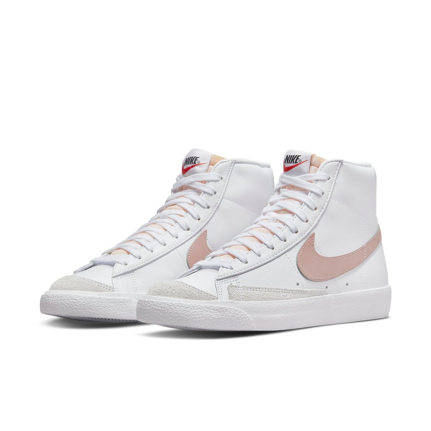 -Nike Blazer Mid '77 Vintage (Women's) Classic 'White Pink Oxford' Shoes