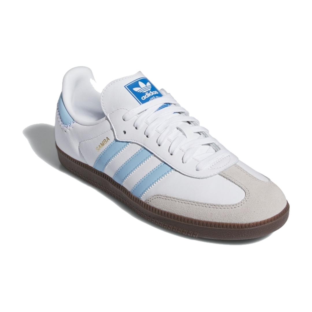 adidas-Samba OG 'Cloud White Light Blue'Men's