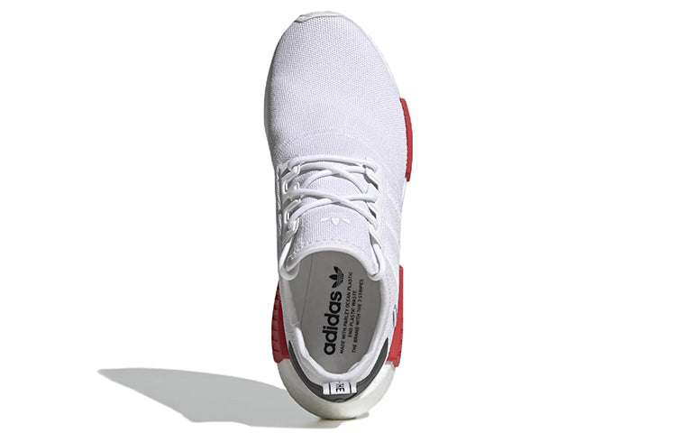adidas-NMD_R1 'White Vivid Red'