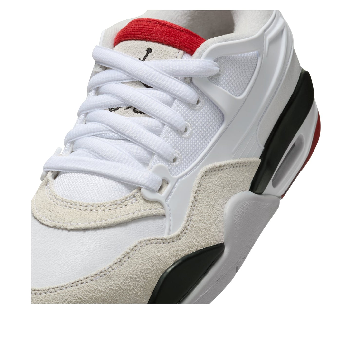 Air Jordan 4 RM 'White Black Neutral Grey Varsity Red