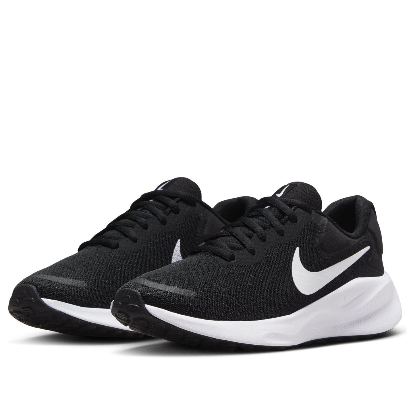 Nike Revolution 7 Road Running Shoes 'Black White