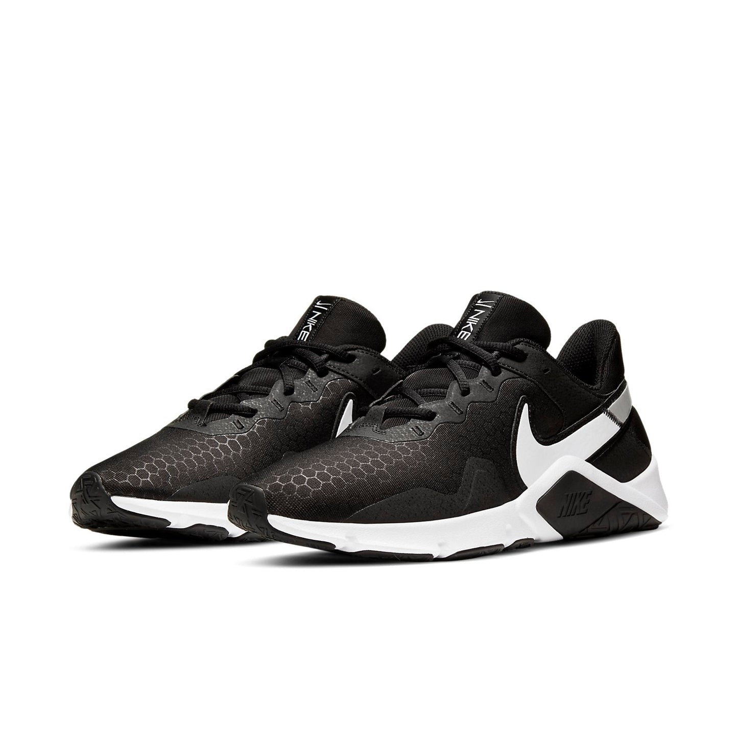 Nike Legend Essential 2 Shoes "Black, White & Metallic Silver