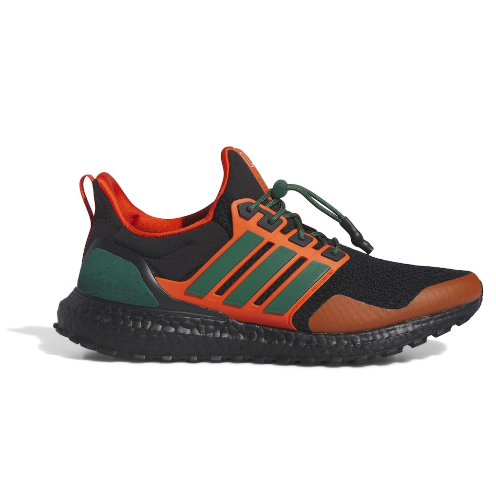 adidas Black/Orange Miami Hurricanes Ultraboost 1.0