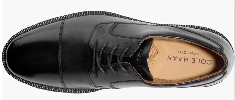 Cole Haan Bedford Cap Toe - BLACK LEATHER