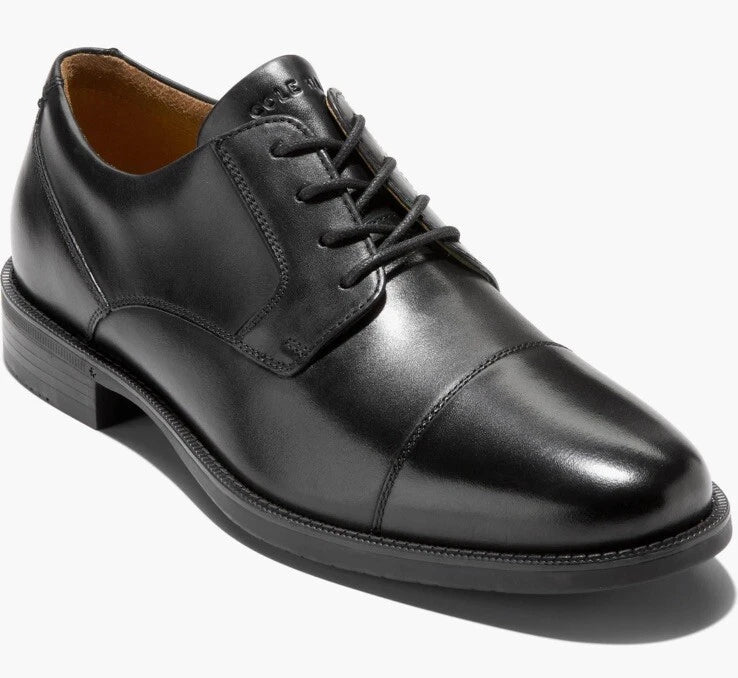 Cole Haan Bedford Cap Toe - BLACK LEATHER
